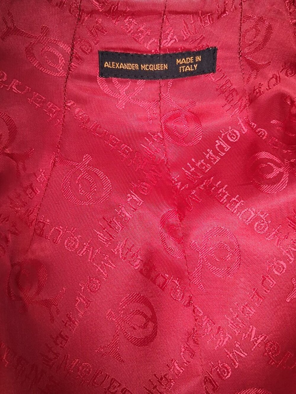 Archival Alexander McQueen Runway Joan Jacquard Jacket size IT 44 - US 8 - UK 12 - Picture 8 of 9